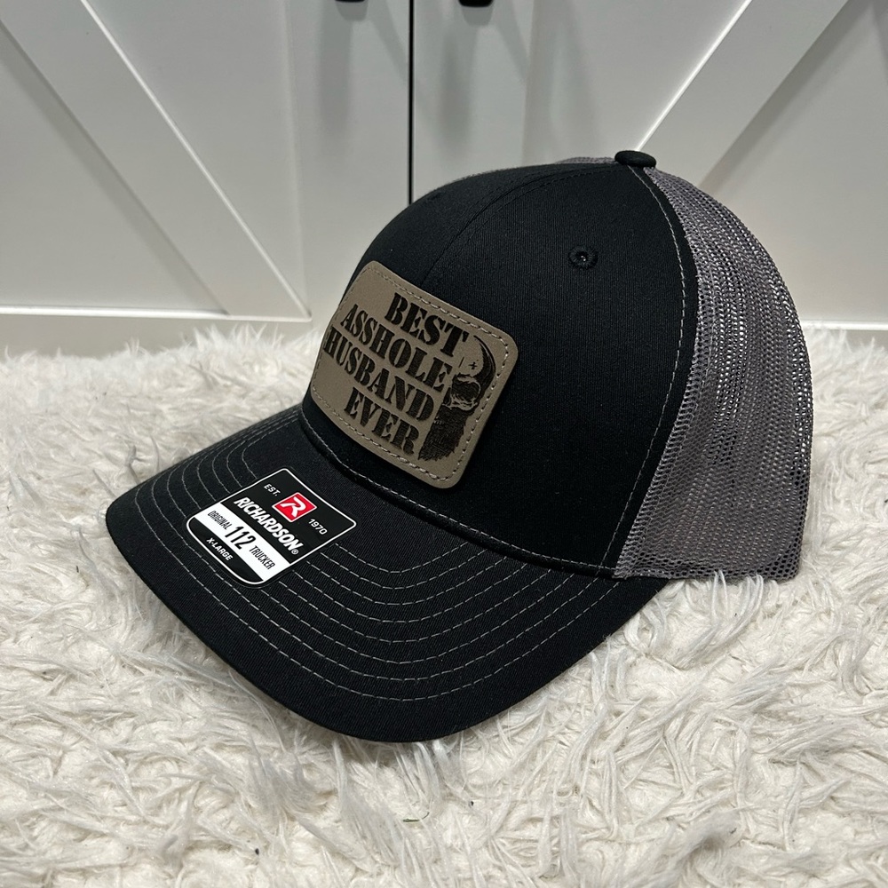 Best As*hole husband ever. Trucker Richardson 112 Hat.